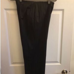 Dressy Polyester Black Pants